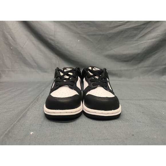 Nike Toddlers Dunk Low (TD) Sneakers Lace Up White Black Size 7 NEW IN BOX! - Picture 3 of 10